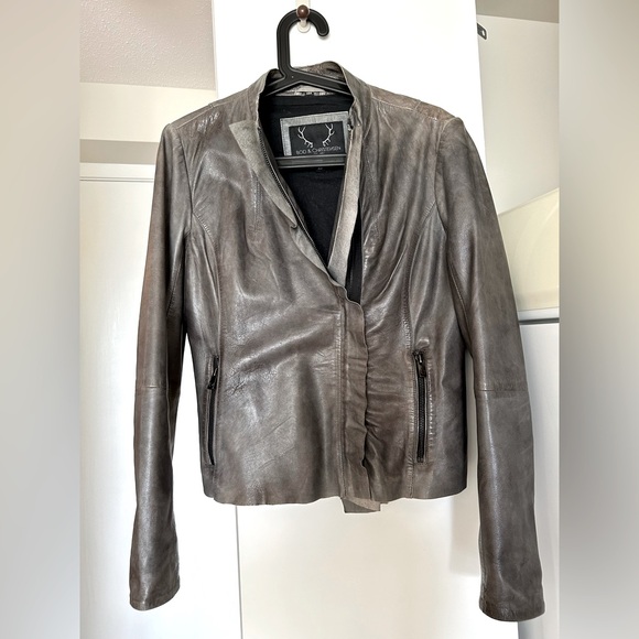 Bod & Christensen Leather Jacket - Picture 2 of 4